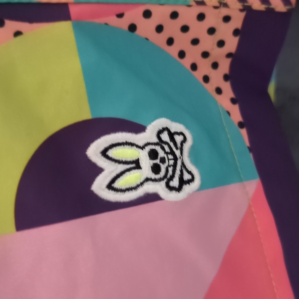 Psycho Bunny Multicolor Patchwork Bathing Suit - image 1